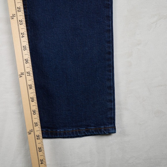 Mott & Bow Boyfriend Jeans Dark Wash Women's‎ Size 30x32 Stretch Denim - Picture 6 of 8